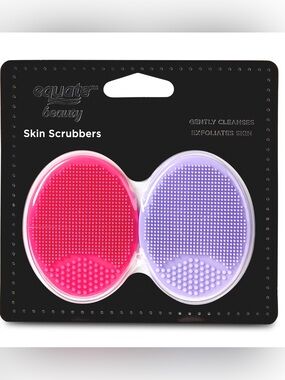 Skin Scrubbers - Pink & Purple Facial Exfoliating Pads